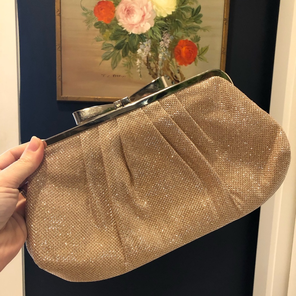 Elegant Gold Clutch Bag